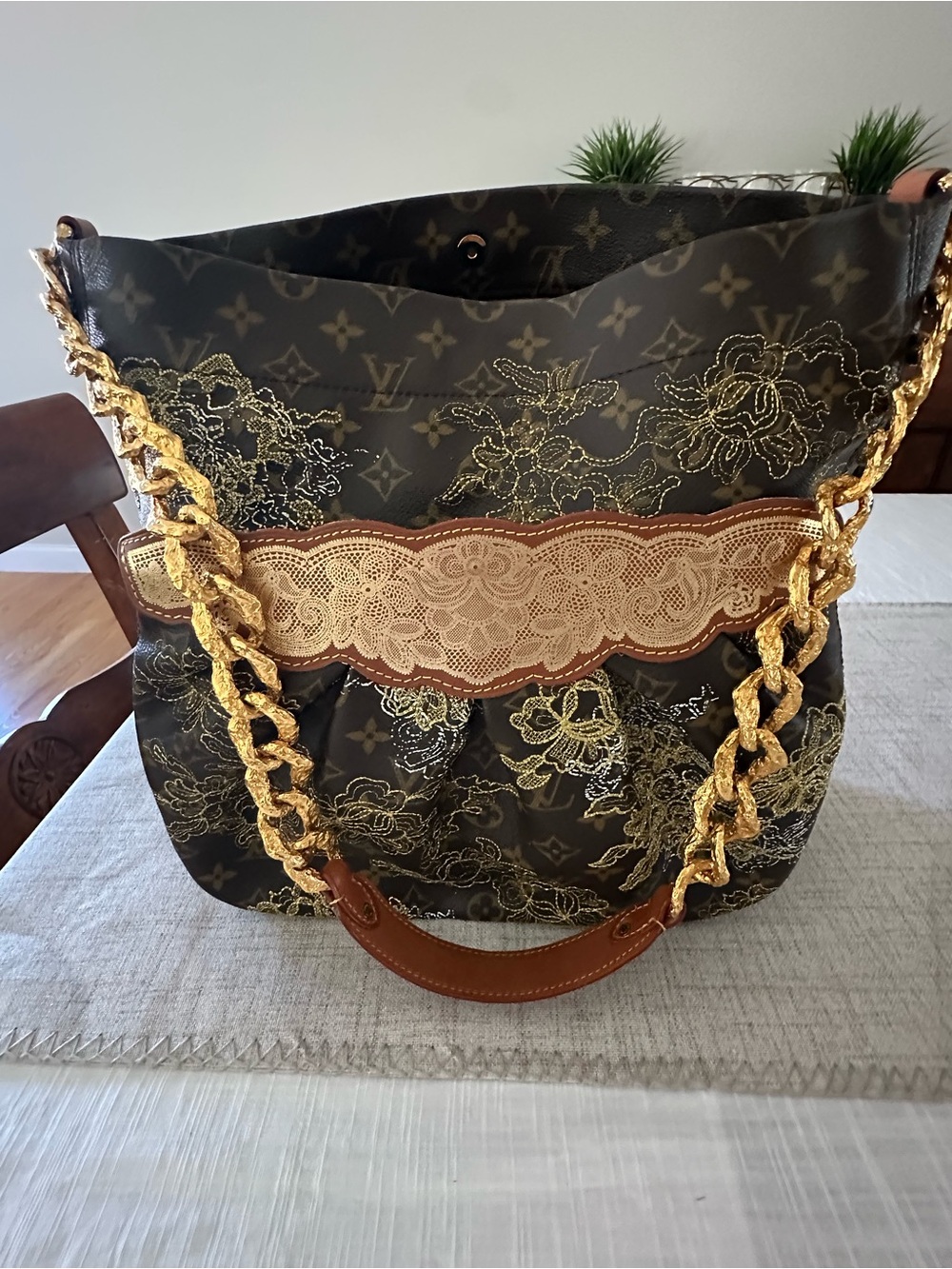 Louis Vuitton Dentelle Fersen limited edition rare bag.